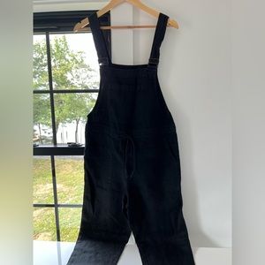 NotPerfectLinen Loose linen jumpsuit EVEREST Black